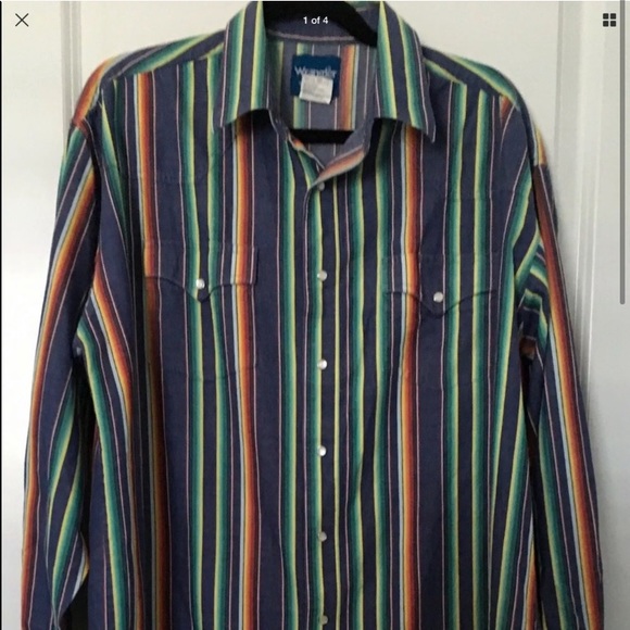 Wrangler Other - Men’s Wrangler Pearl Snap Shirt